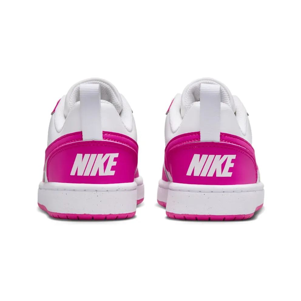 Nike Court Borough Low Recraft GS “Laser Fuchsia White” (DV5456-123)