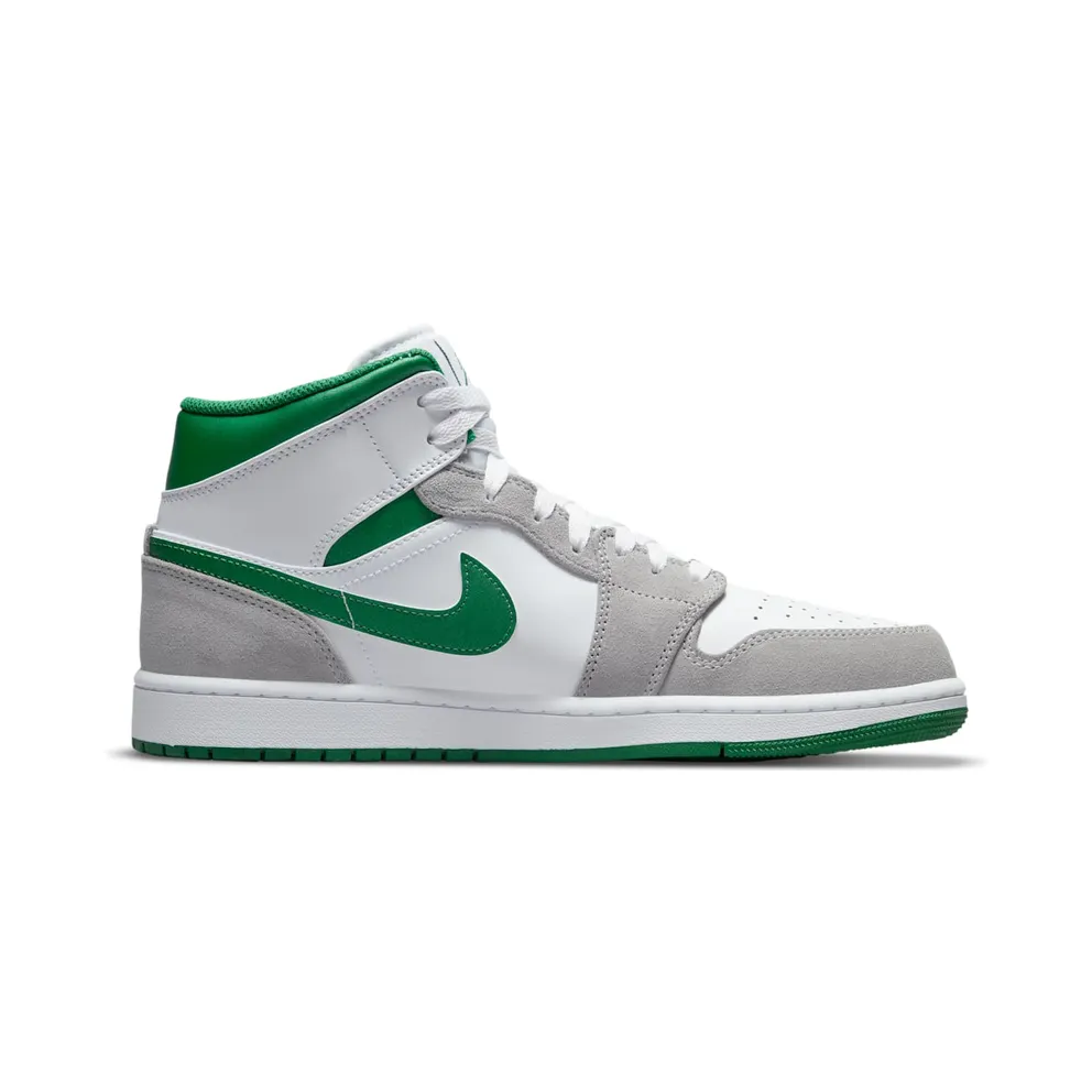 Air Jordan 1 Mid SE White Pine Green Smoke Grey (GS) (DC7294-103)