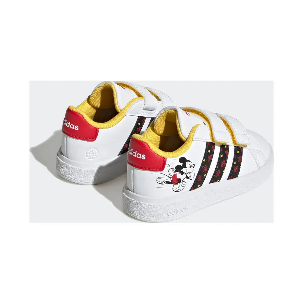 Adidas adidas x Disney Grand Court Mickey Lifestyle Court Hook-and-Loop Cloud White / Core Black / Better Scarlet (HP7759)