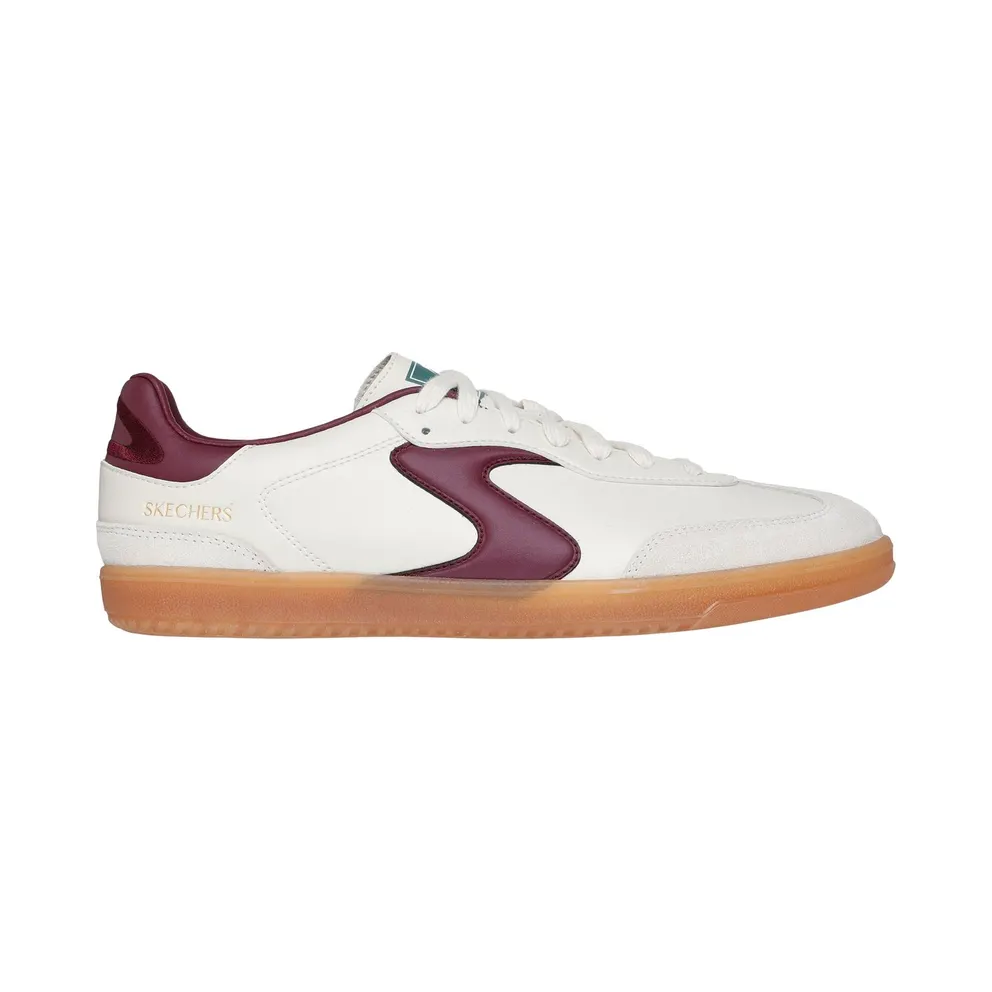 Skechers Hotshot – Pyke Sneaker Natuurlijk/Bourgondië