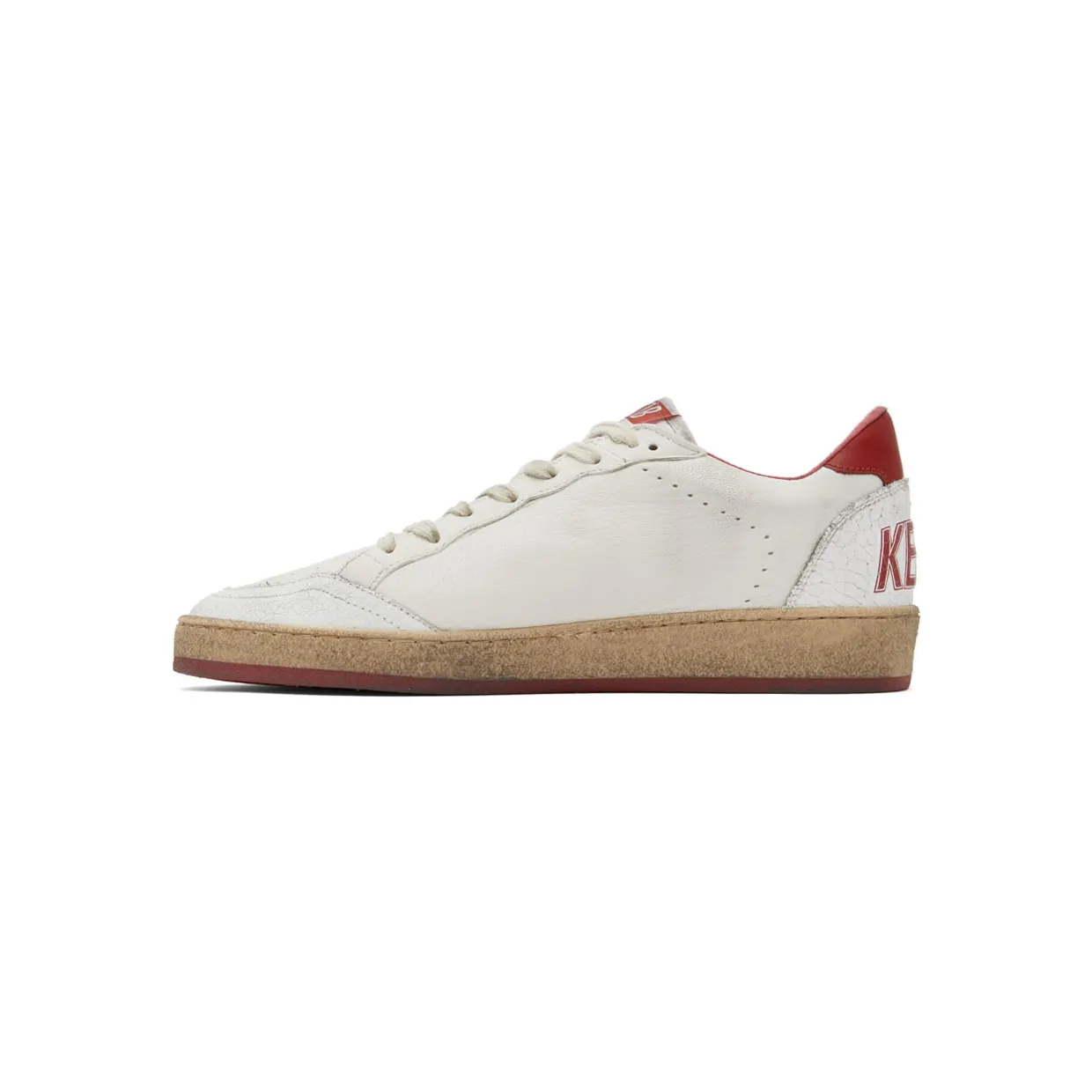 Golden Goose Ball-Star Low White Red (GMF00117.F000325.10275) (3)