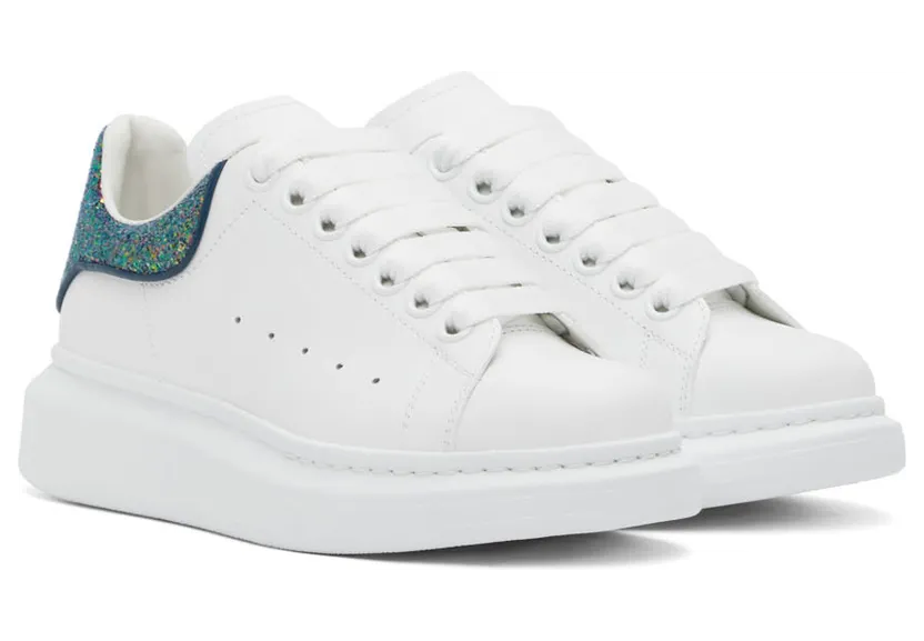 Alexander McQueen White Oversized Sneakers (558945WICG5) (4)