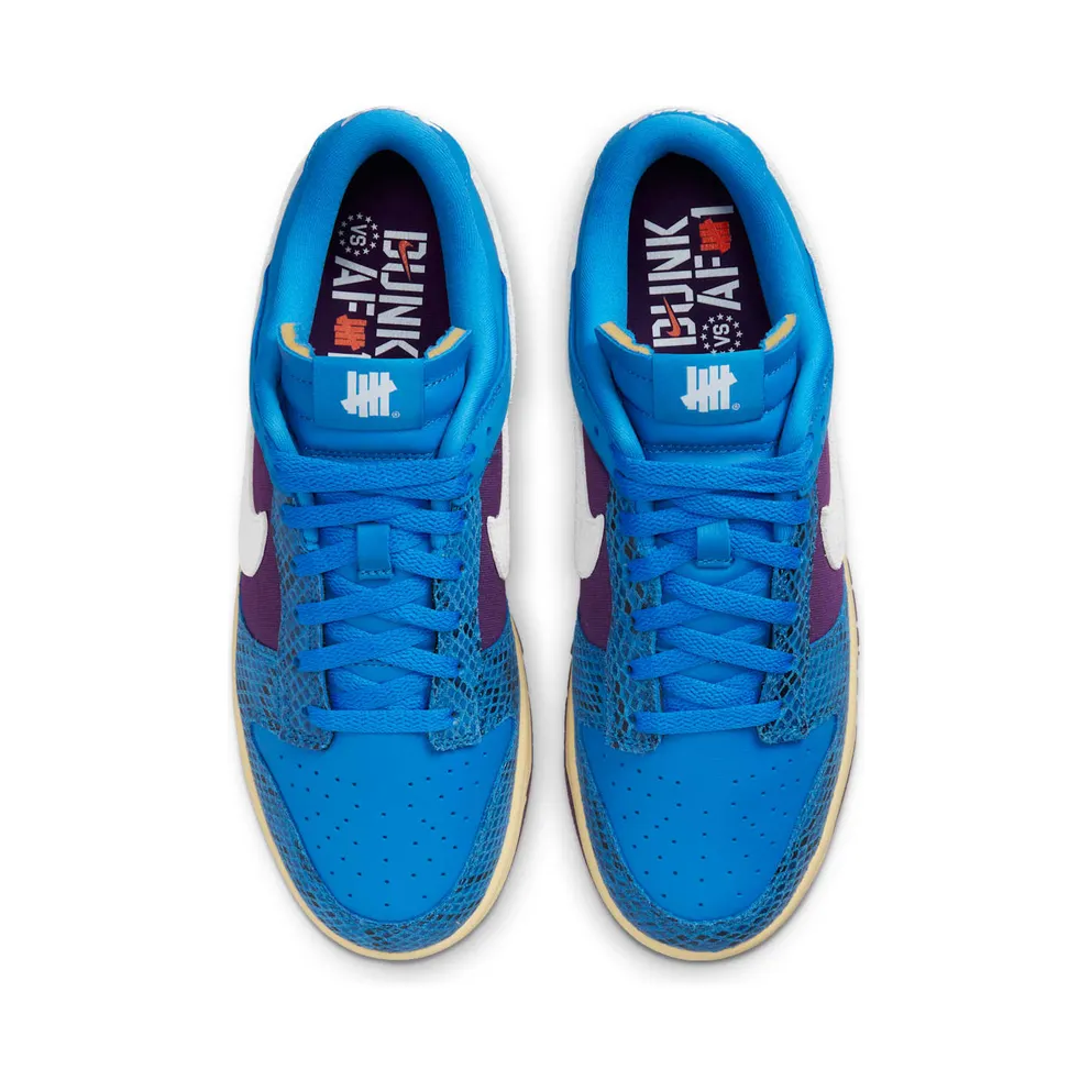 Nike x Undefeated Dunk Low SP vs. AF1 (2021) – “Royal / Purple-white” (DH6508-400)