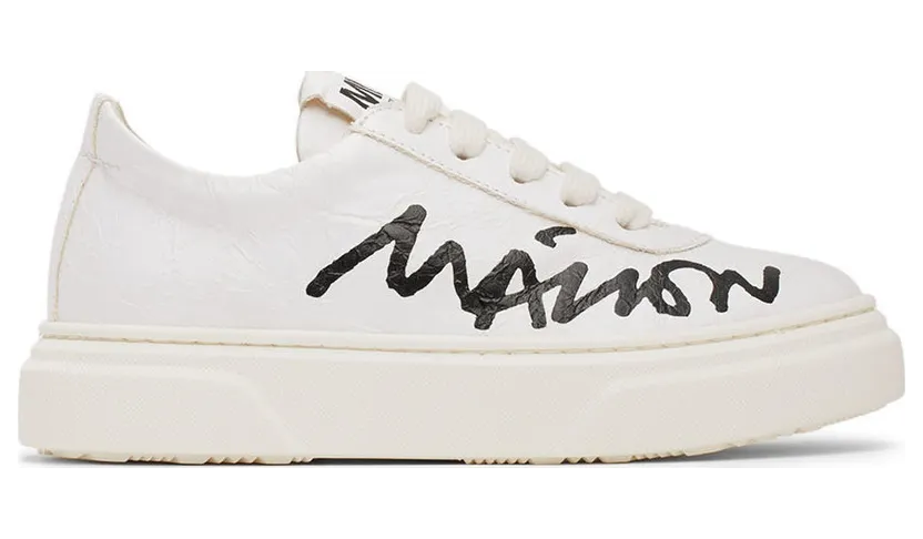 MM6 Maison Margiela Kids White Cursive Logo (70337)