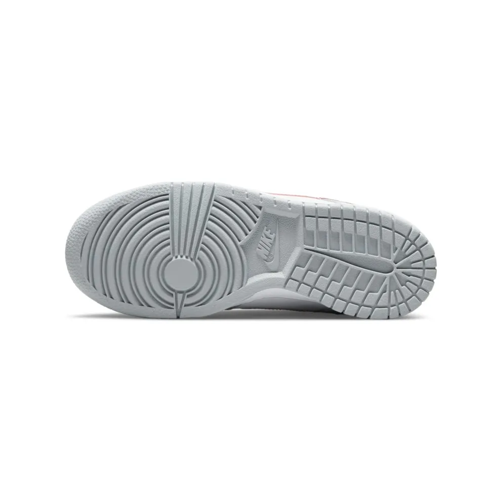 Nike Dunk Low White Grey Red (GS) (DV7149-001)