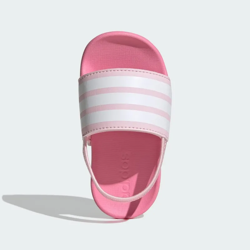 Adidas adilette Estrap Slides Kids Clear Pink / Cloud White / Bliss Pink (JR5326)