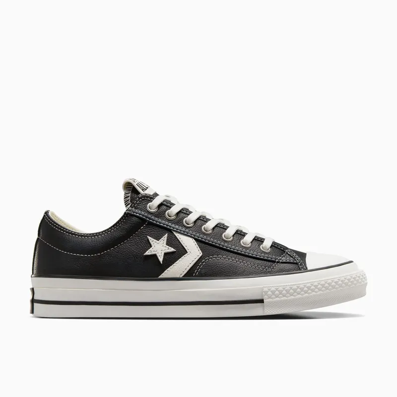 Converse Star Player 76 Fall Leather Black/vintage White/silver