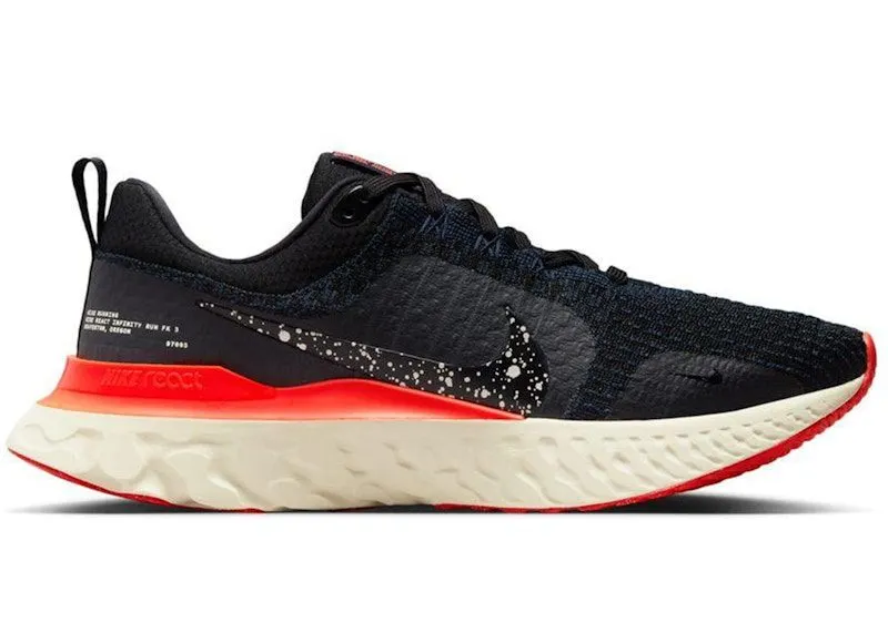Nike React Infinity Run Obsidian Bright Crimson (DZ3014-002)