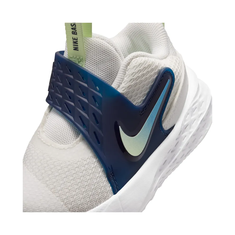 Nike Team Hustle D 12 White Midnight Navy Volt Tint (HF6281-104)