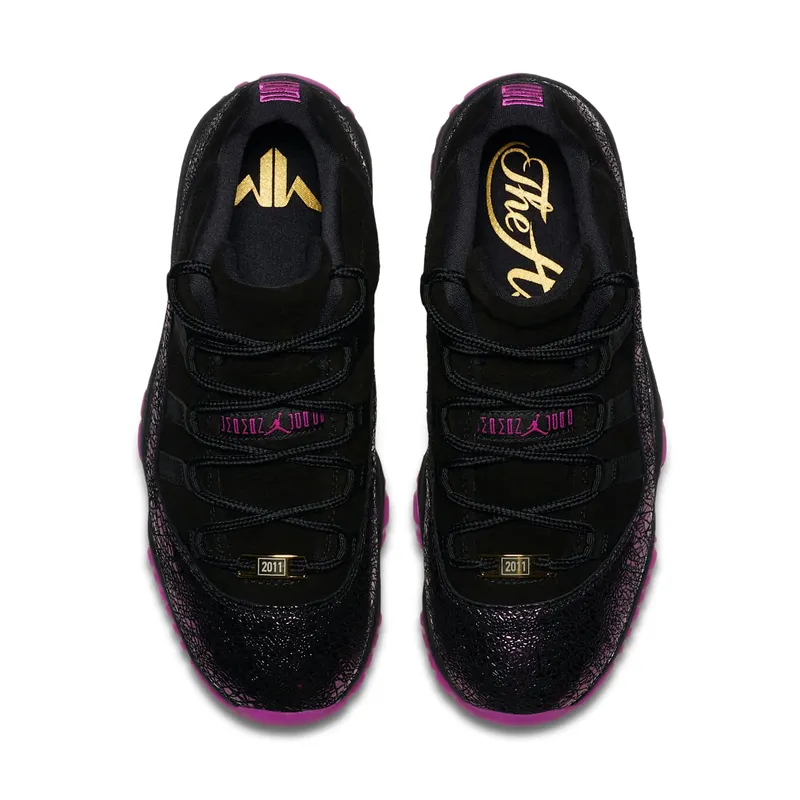 Jordan 11 Retro Low Think 16 Rook To Queen (W) Black/Fuchsia Black (AR5149-005)