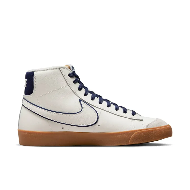 Nike Blazer Mid 77 PRM Sail Navy Gum (DQ7672-100)