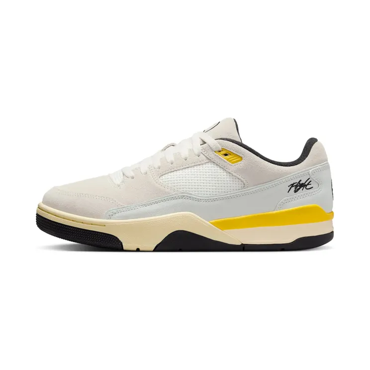 Jordan Flight Court Quai 54 “Sail / Tour Yellow / Chile Red / Black” (IB8838-107)