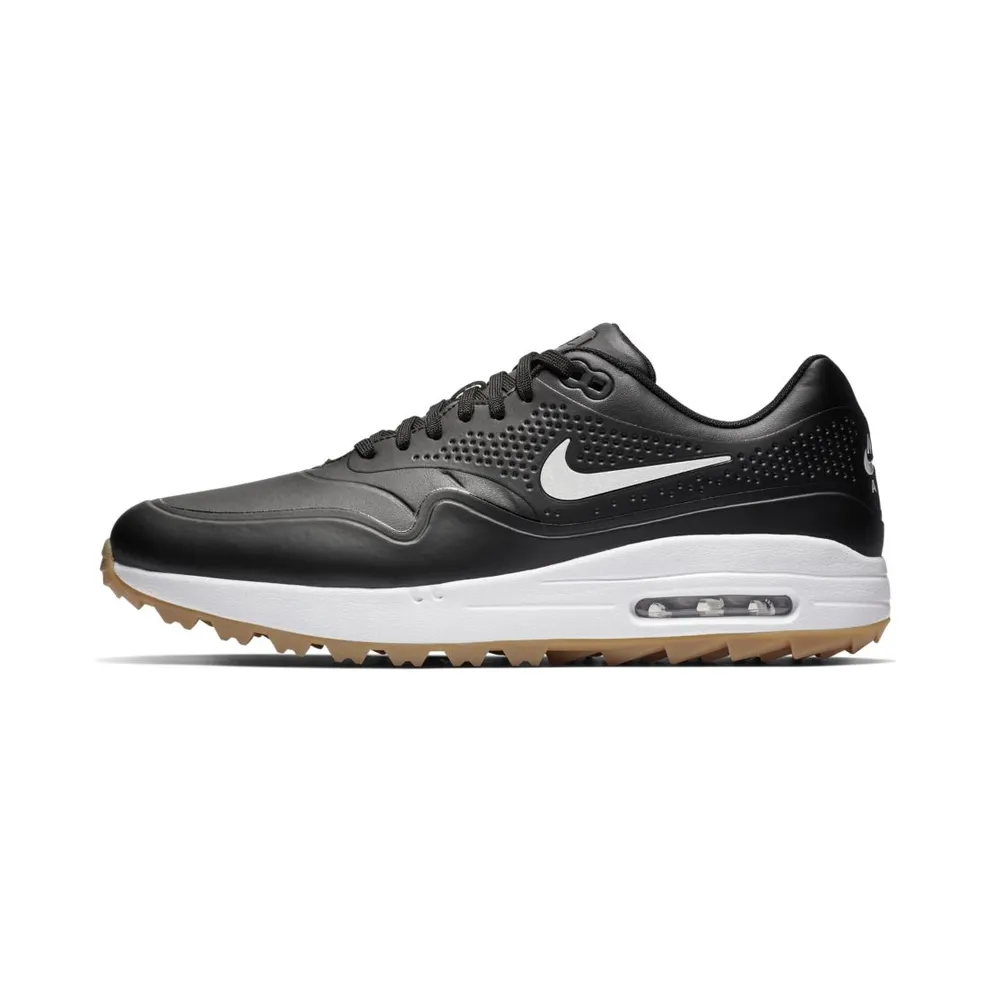 Nike Air Max 1 Golf Black Gum Black/White-Gum Medium Brown (AQ0863-001)