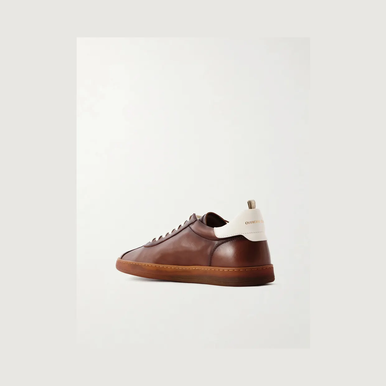 Officine Creative Ginnasio 003 Leather Sneakers Brown (OCUHALO003-CVCOM00000BUN24) (4)