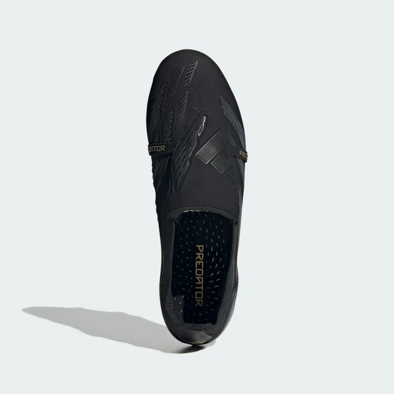 adidas Predator Elite Foldover Tongue FG Core Black Carbon Gold Metallic (IF6444)