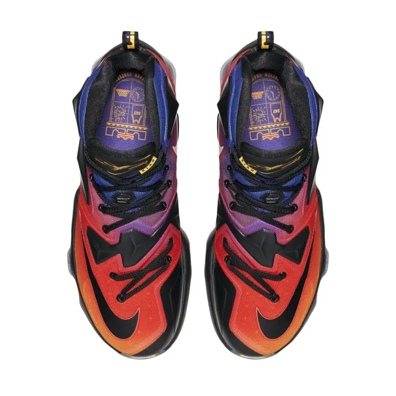 Nike LeBron 13 Doernbecher Laser Orange/Court Purple-Black (838989-805)