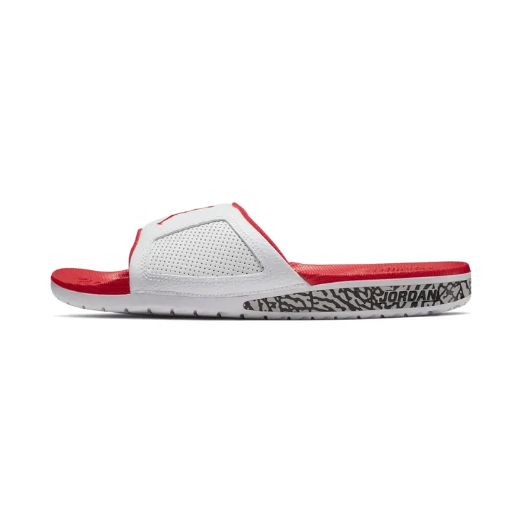 Jordan Hydro 3 Retro White Cement “White / Fire Red / Tech Grey” (854556-116)