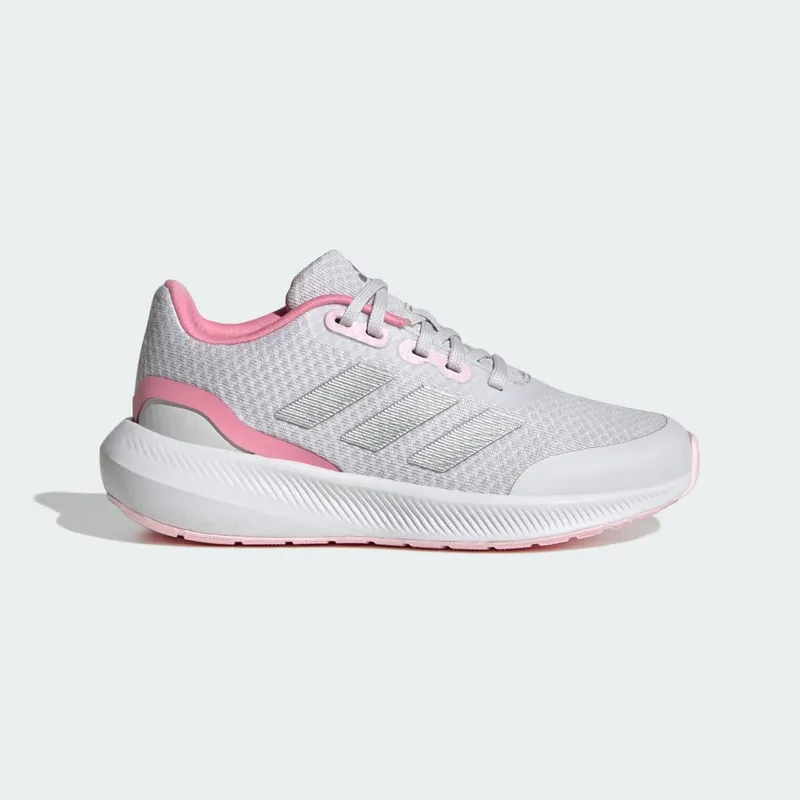 Adidas RunFalcon 3 Lace Dash Grey / Silver Metallic / Bliss Pink (IG7281)