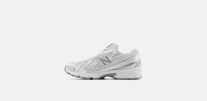 New Balance 740 Bungee Lace White Silver Metallic (PZ740WM)