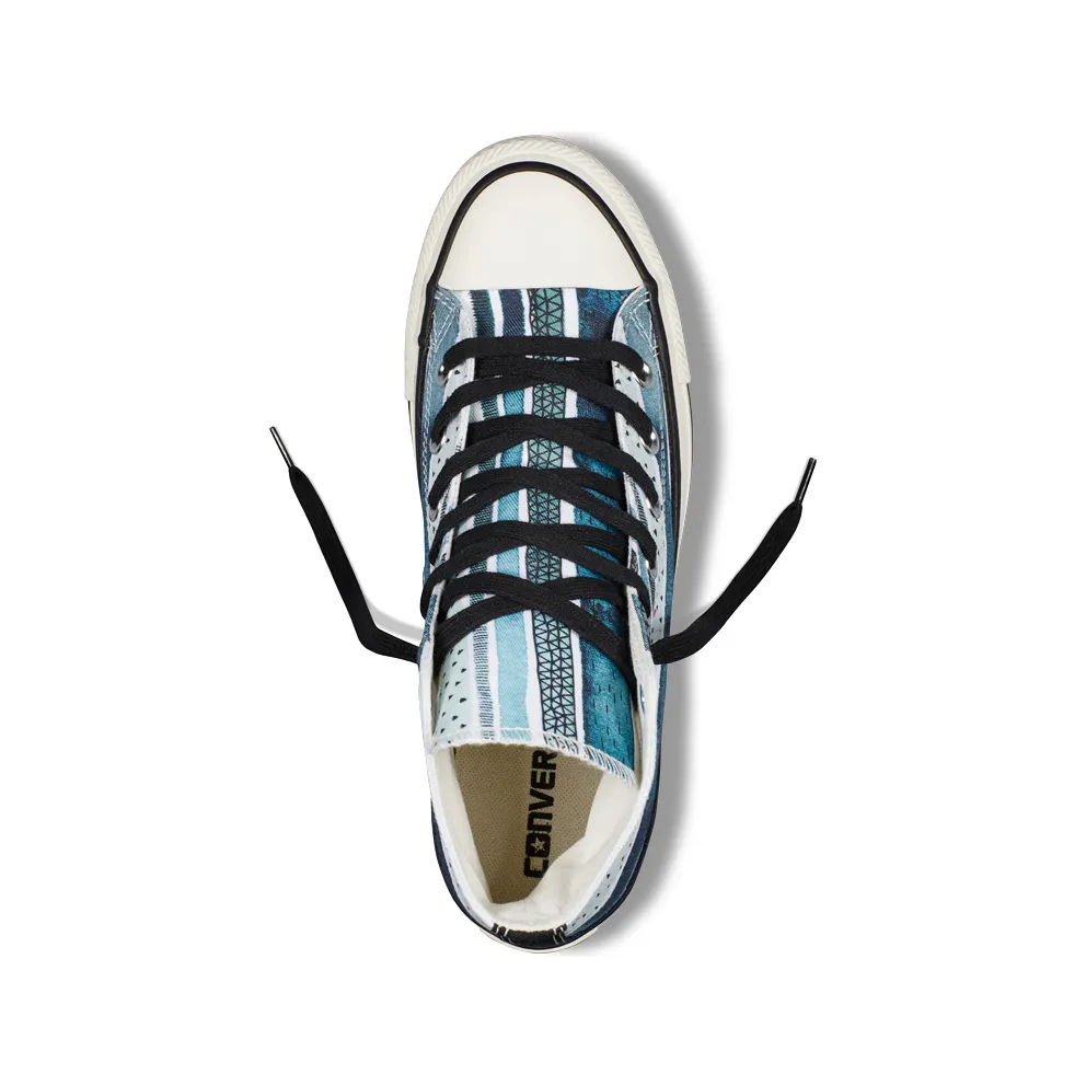 Converse Chuck Taylor All-Star Hi Pop Stripes Teal (W) Rebel Teal/Seaside Blue-Black (551566C)
