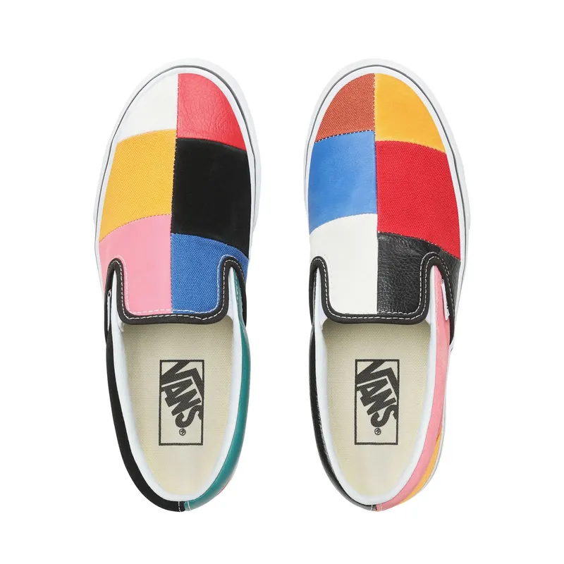 Vans Classic Slip-On ‘Patchwork’ Multi/True White (VN0A38F7VMF)