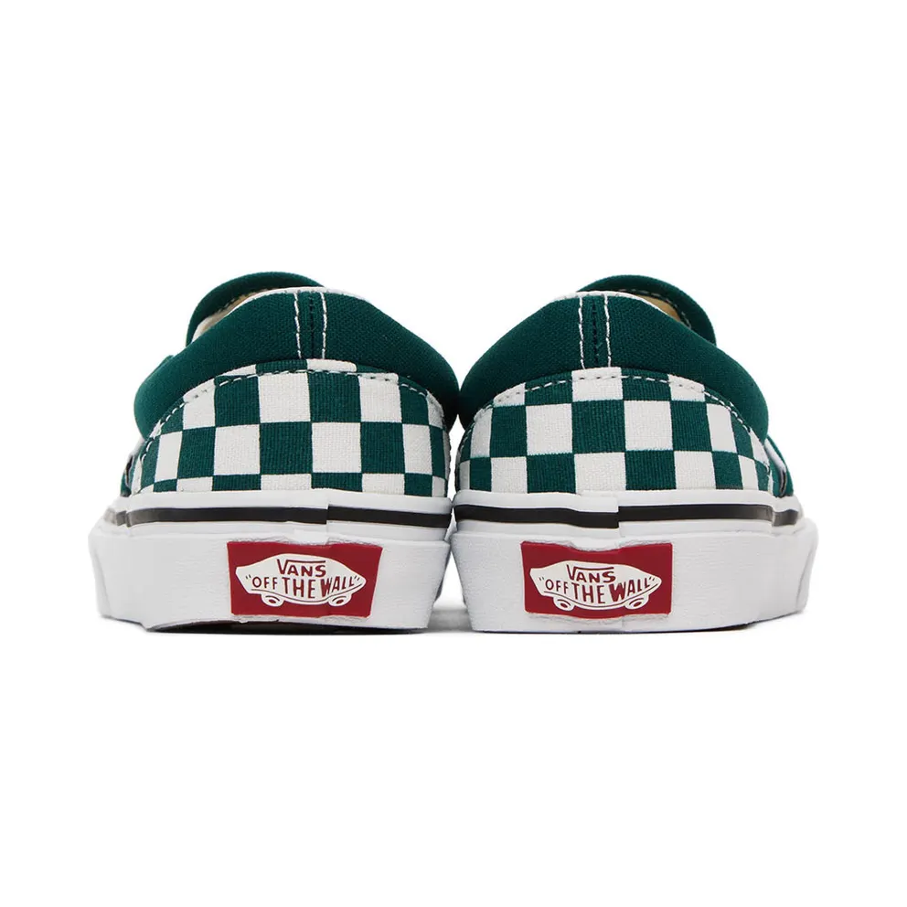 Vans Kids Green Classic Slip-On Little Kids (VN0A7Q5G60Q)