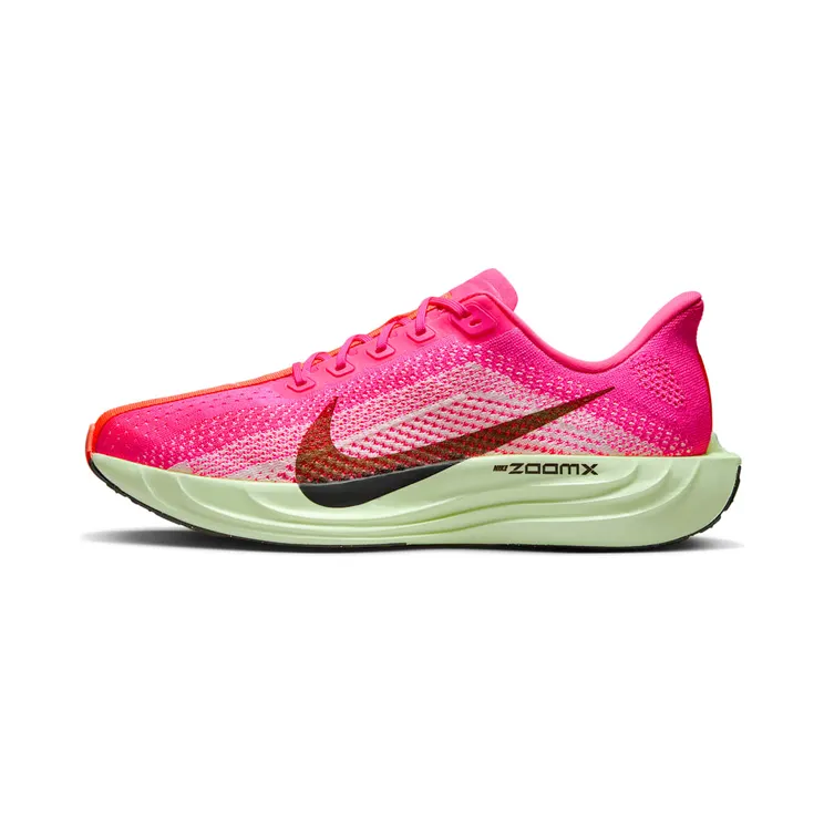 Nike ZoomX Pegasus Plus “Hyper Pink / Bright Crimson / Barely Volt / Sequoia” (HV3022-600)