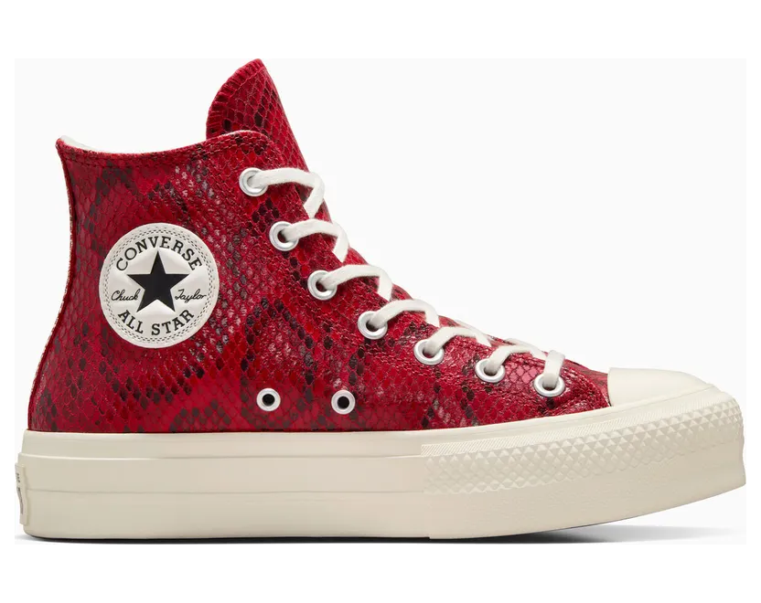 Converse Chuck Taylor All Star Lift Platform Snakeskin Print Days Ahead/Egret/Black (A13392C)