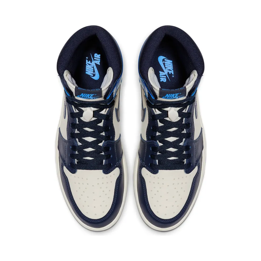 Air Jordan Nike AJ I 1 Retro High OG ‘Obsidian’ (2019) (555088-140)