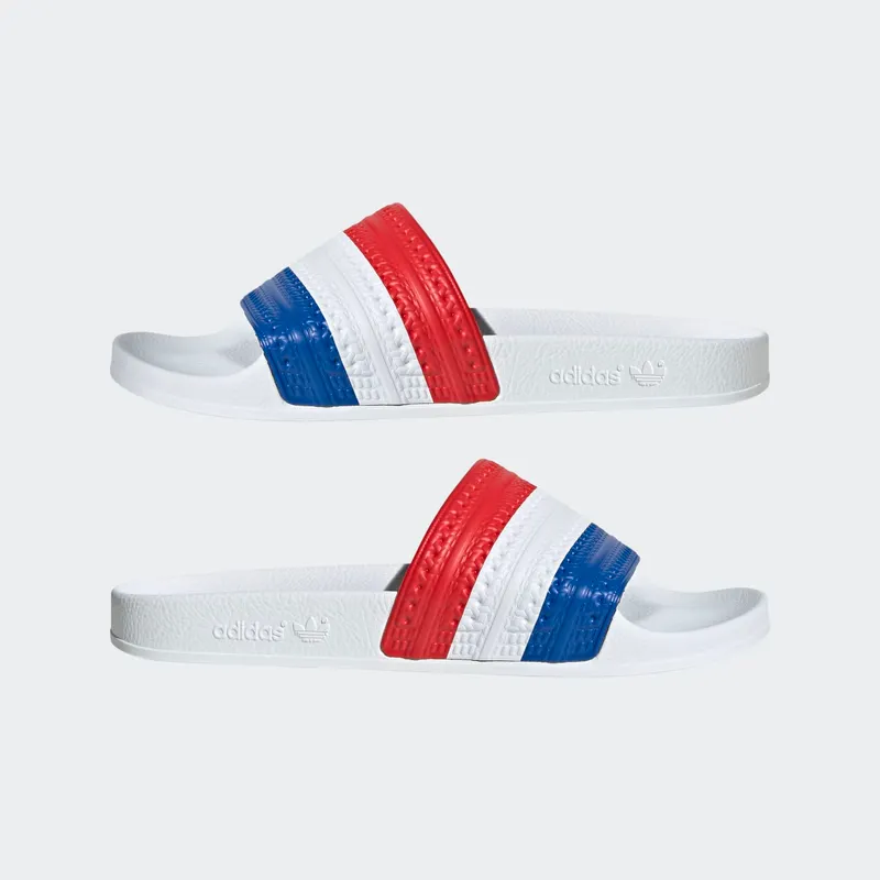 Adidas Adilette Slides Red / Cloud White / Blue (G55375)