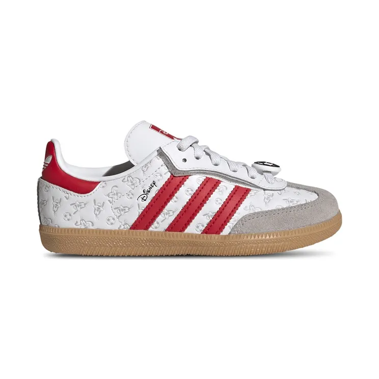 adidas Samba OG Comfort Closure Disney Goofy Soccer White Better Scarlet (IH1753)