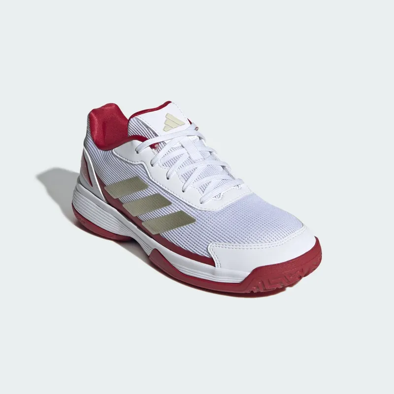 Adidas Crazyquick Kids Padel Cloud White / Ice Gold Met. / Cloud White (JQ9274)