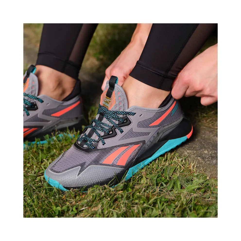 Reebok Nano X2 TR Adventure Pure Grey 5 / Core Black / Classic Teal (GY8905)