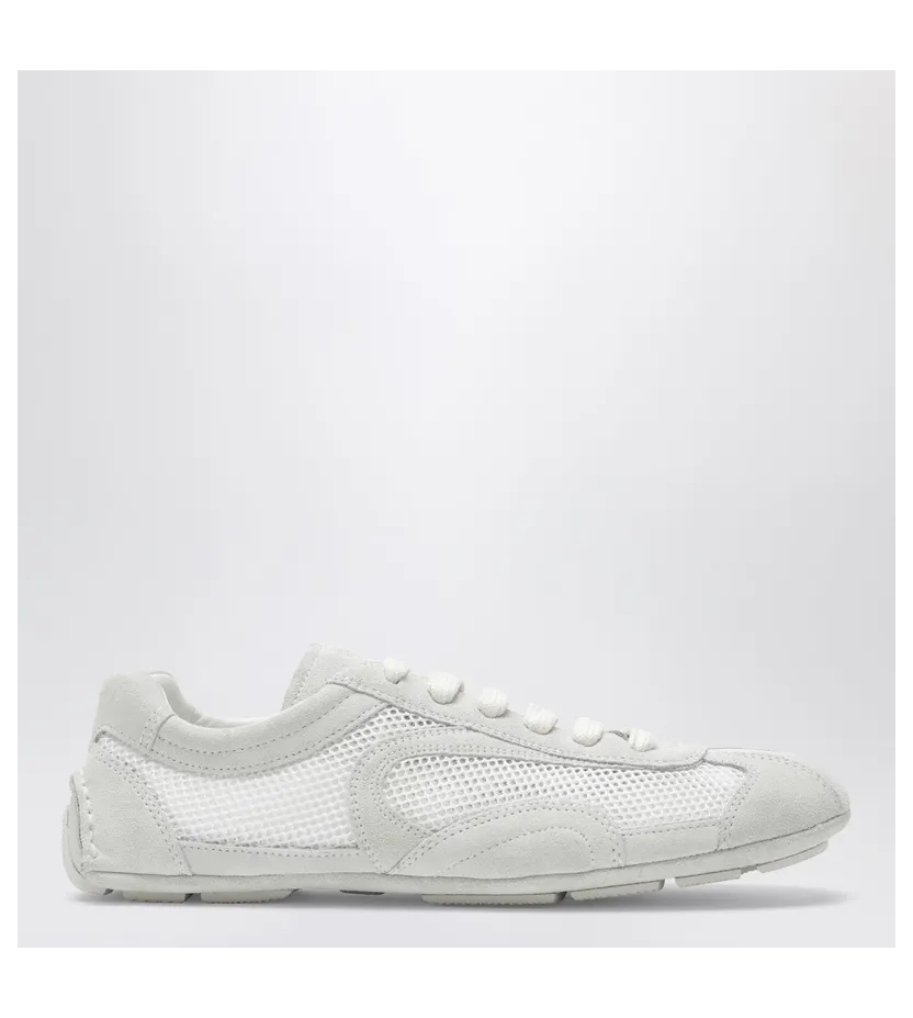 Montecarlo Re-Edition 2005 in white leather and mesh 1E247OD0103D8C/S_PRADA-F0009_500-40