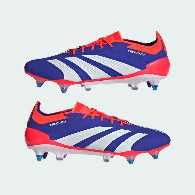 adidas Predator Elite SG Lucid Blue Cloud White Solar Red (IF6323)
