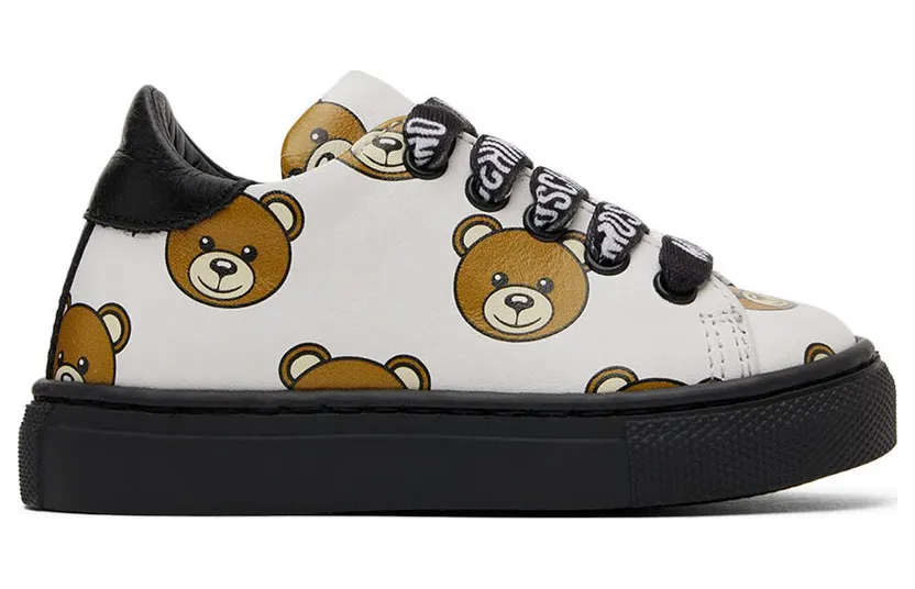Moschino Baby White Teddy Print (71683)