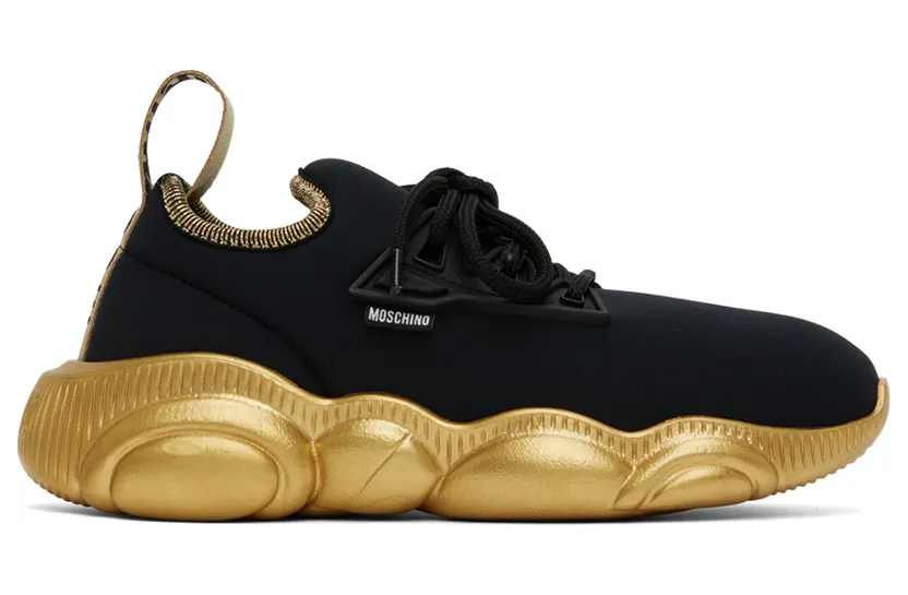 Moschino Black & Gold Teddy Contrasts (MA15163G0F_MNA_00A)