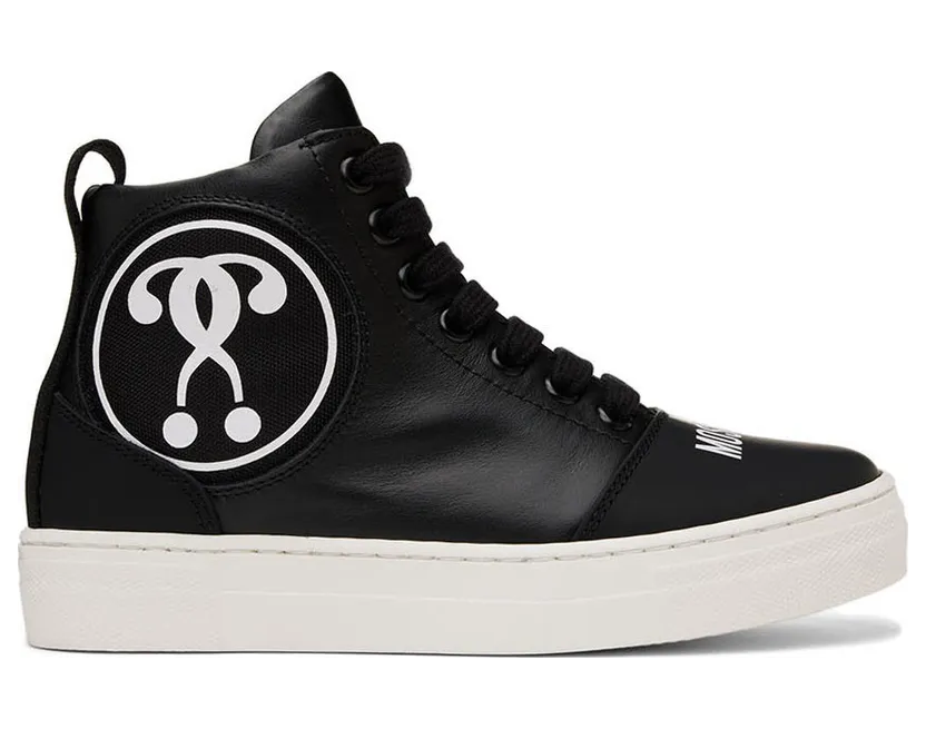 Moschino Kids Black Patch High (71790)