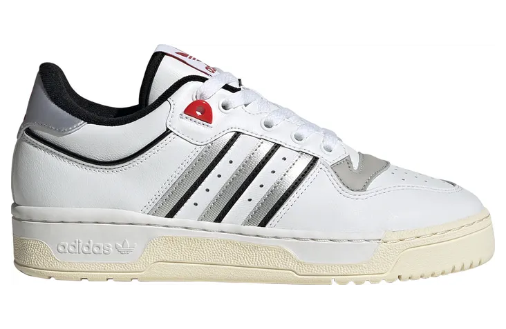 Adidas Rivalry Footwear White / Silver Metallic / Core Black