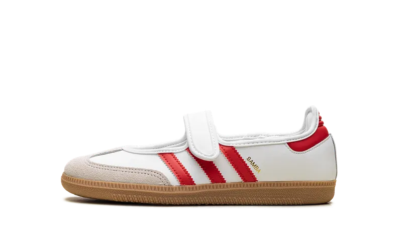 Adidas Samba Jane GS “White Red Gum” (JR7435)
