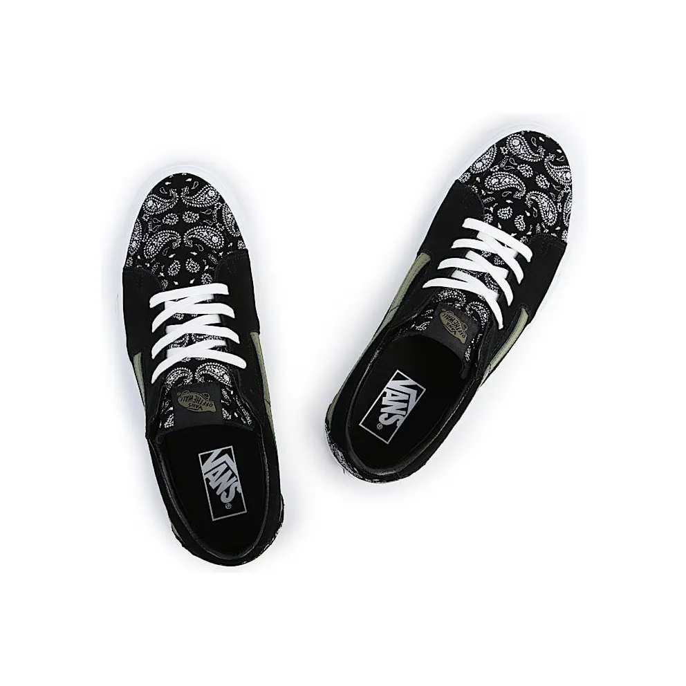 Vans Sk8-Low Paisley Suede Black Green (VN0A5KXDBLK)