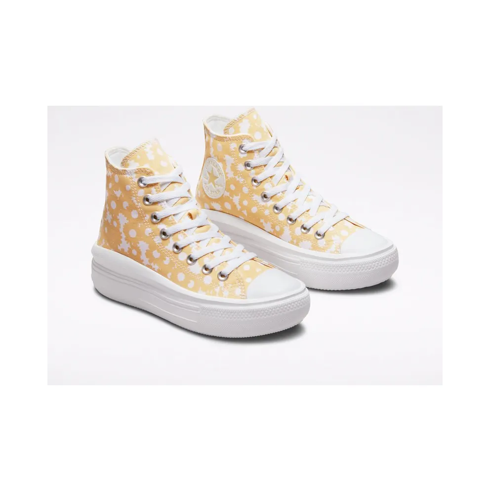 Converse Chuck Taylor All Star Move Platform Bright Florals Cyber Mango/White/White (A01194C)