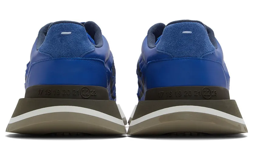 Maison Margiela SSENSE Exclusive Blue 50/50 Sneakers (S57WS0444 P4760 H2931) (2)