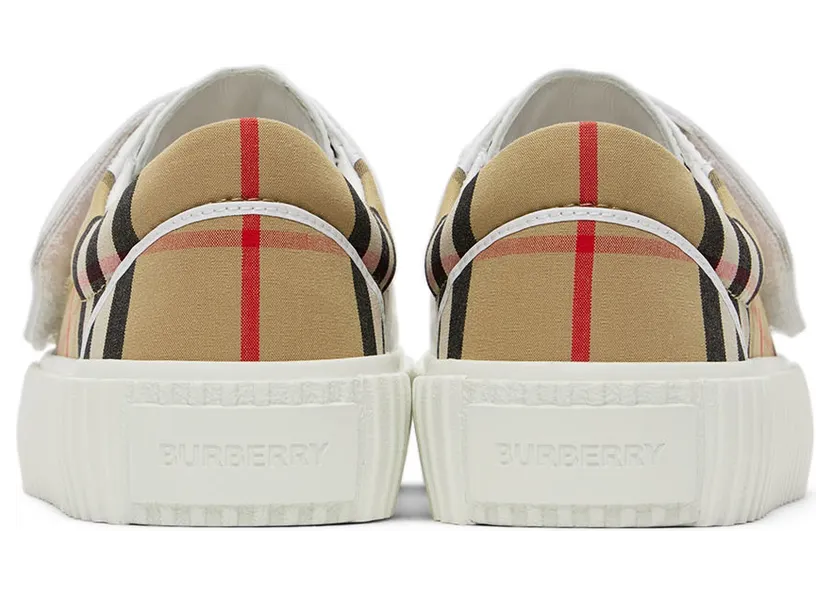 Burberry Kids Beige Vintage Check Sneakers (8047490) (2)