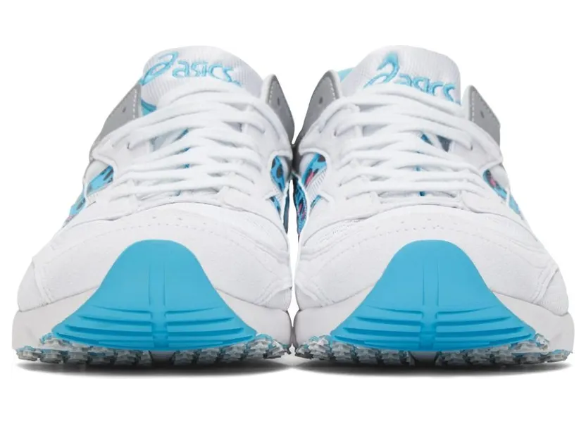 Comme des Garçons Shirt White & Blue Asics Edition Tarther Sneakers (FH-K100-1) (2)