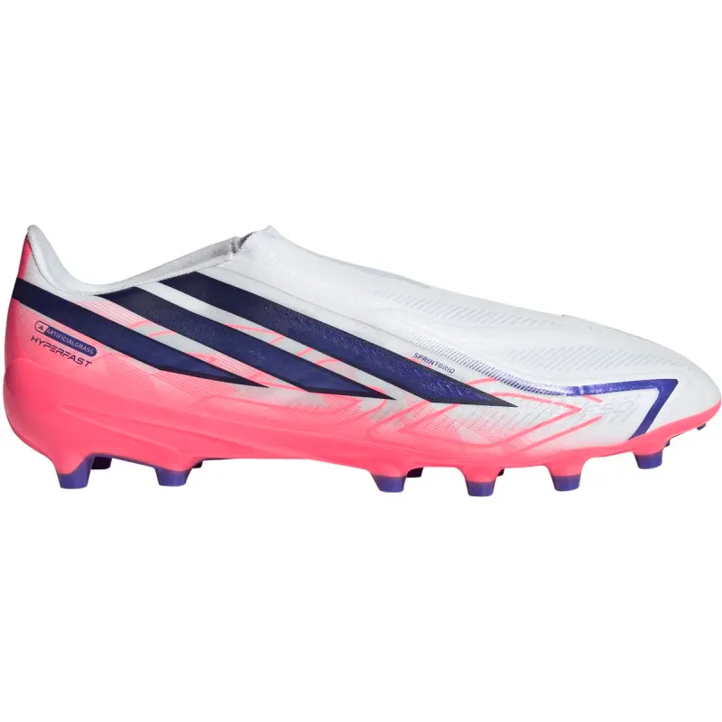 Adidas F50 Hyperfast League Laceless AG Nockenschuhe, weiß, Größe 39 ⅓ (LA1552)