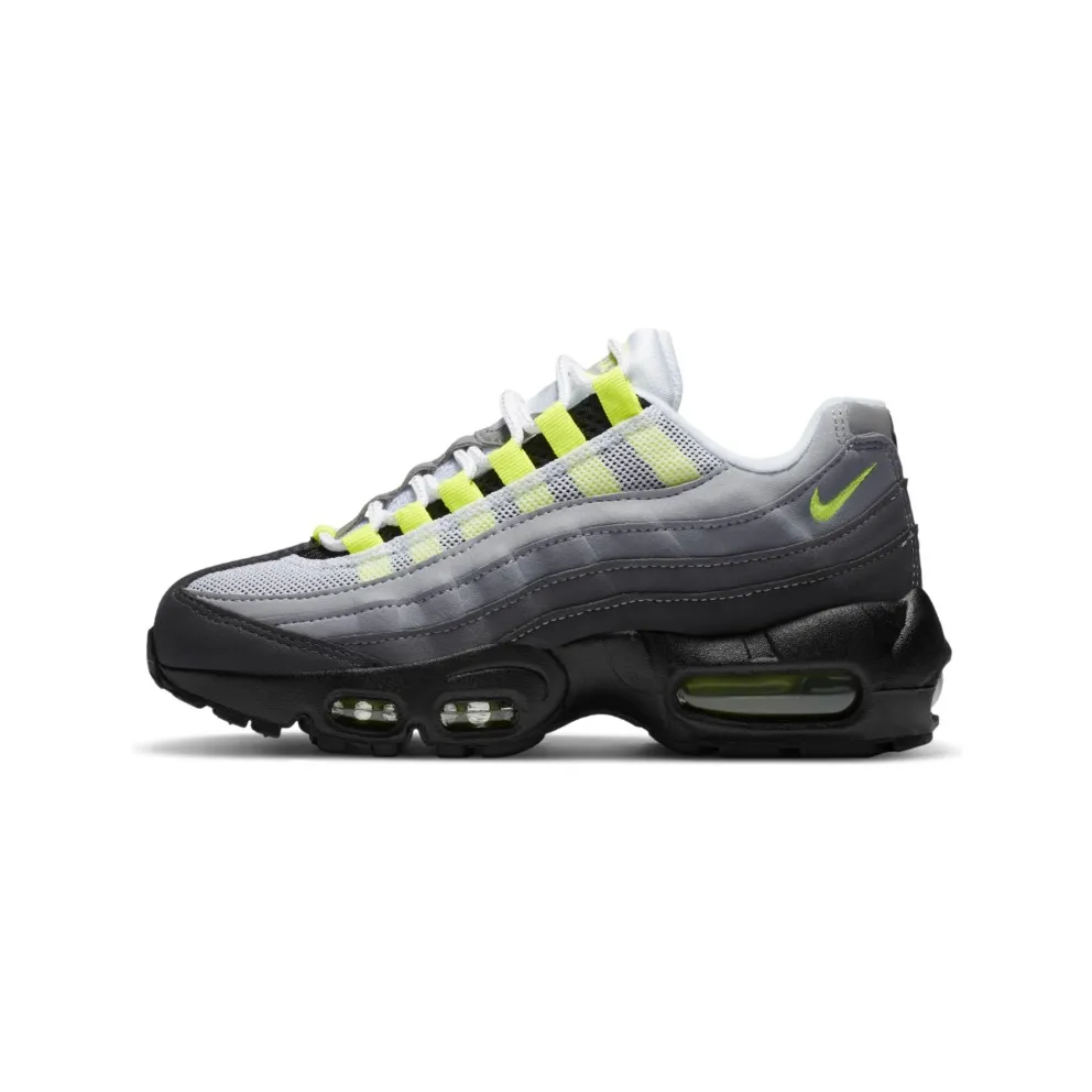 Nike Air Max 95 OG Neon 2020 (GS) Black/Neon Yellow-Light Graphite (CZ0910-001)
