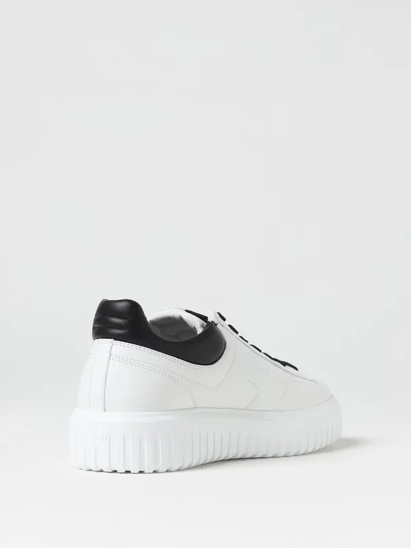 Hogan H-Stripes Leather Sneakers White (HXM6450FC60LE90001) (2)