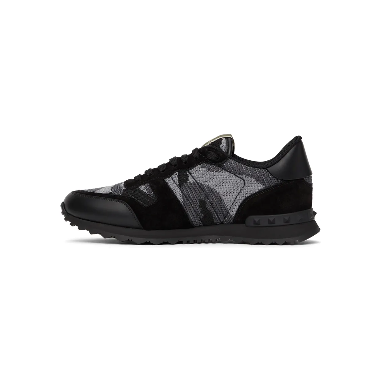 Valentino Garavani Black & Blue Camo Rockrunner Sneakers (WY0S0723QRK) (3)
