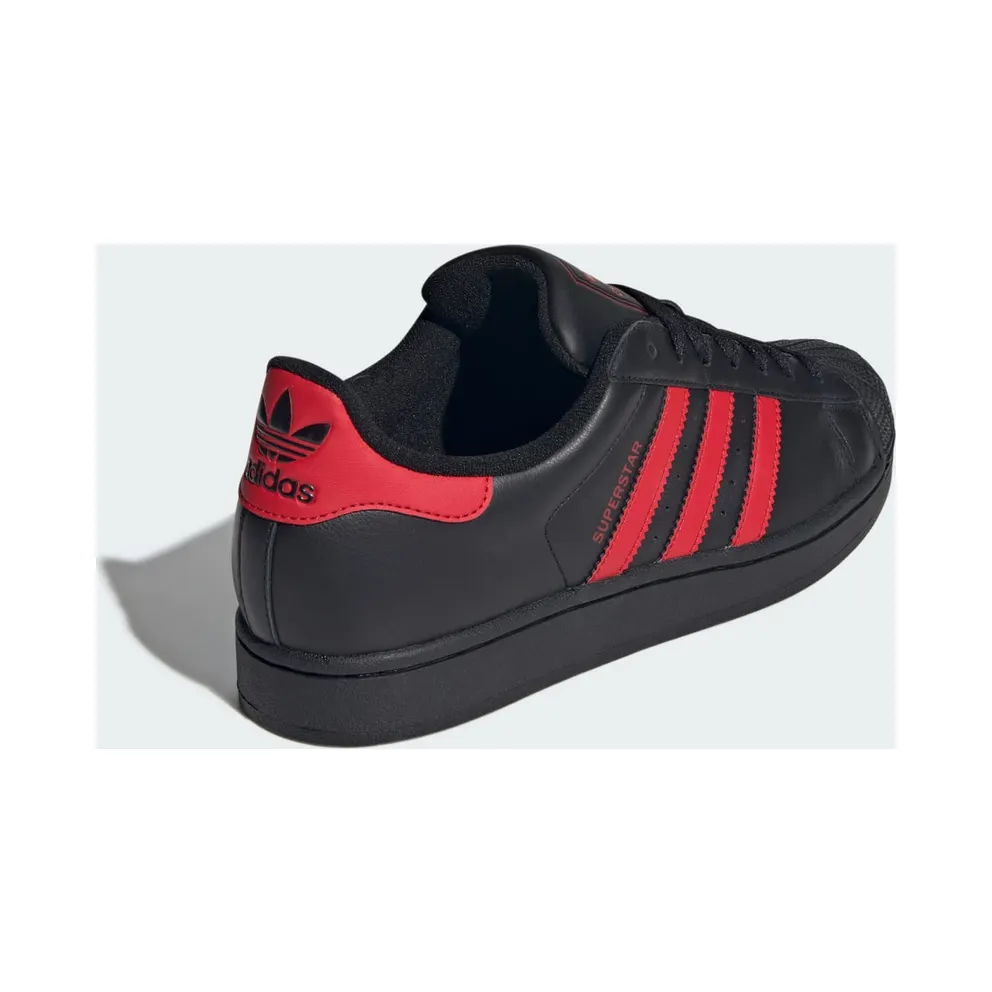 Adidas Superstar II Core Black / Better Scarlet / Core Black (IH4172)